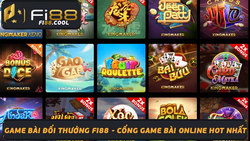 Game Bài Đổi Thưởng Fi88 - Cổng Game Bài Online Hot Nhất