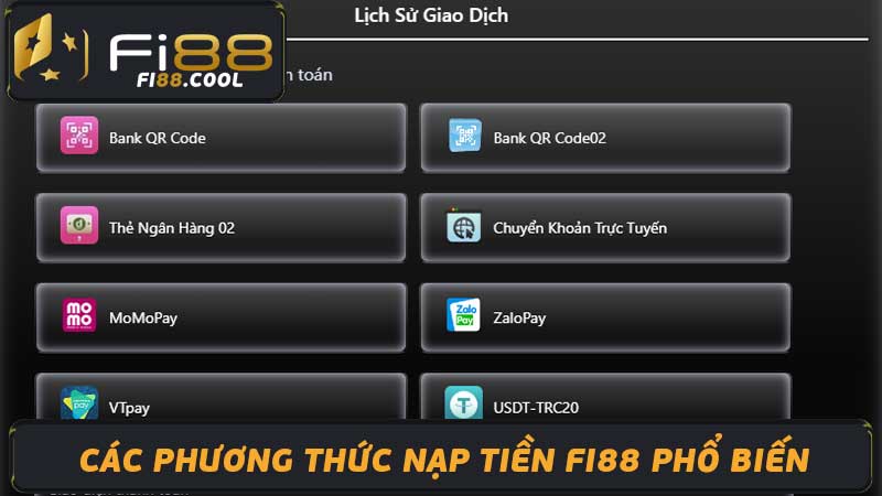 Nạp Tiền Fi88 Mới Nhất 2024 - Khuyến Mãi Cực Sốc